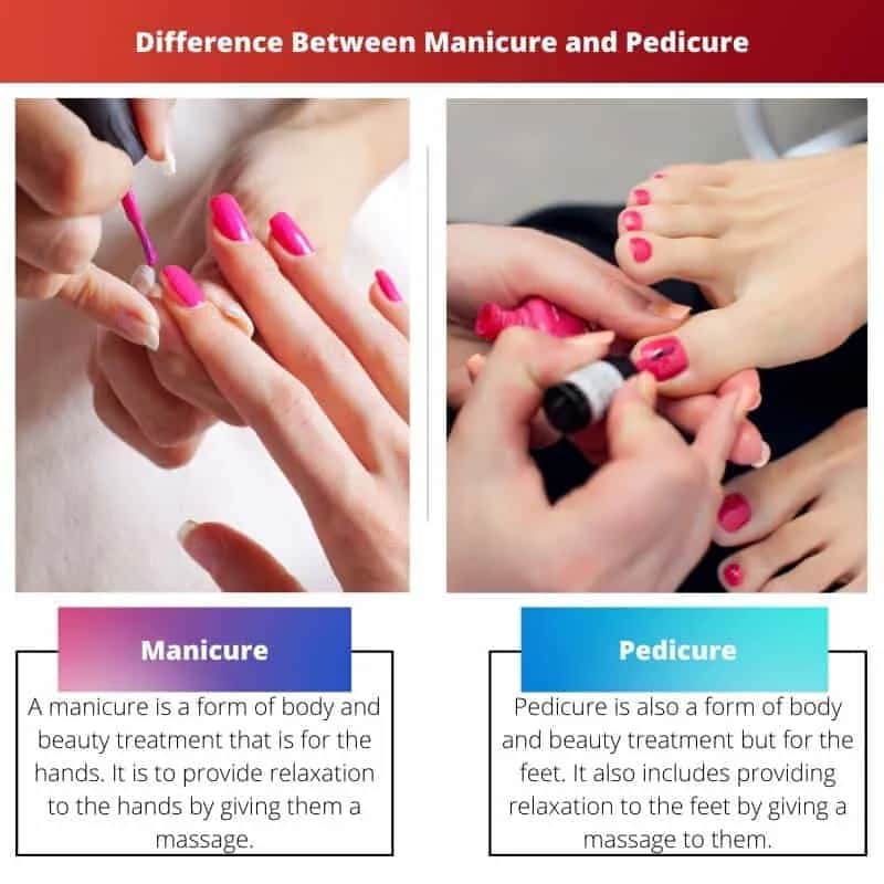 Manicure vs pedicure: kluczowe różnice i korzyści zabiegów